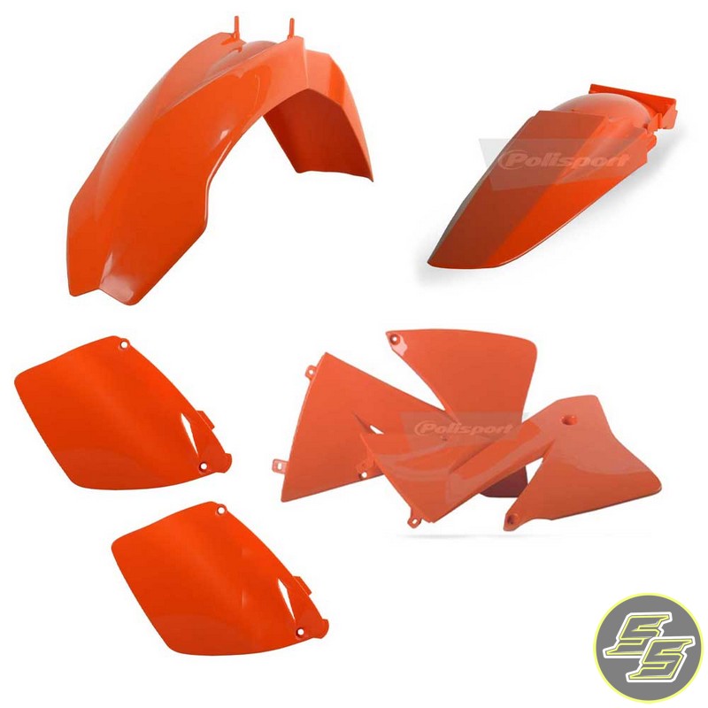 Polisport Plastic Kit KTM EXC|XCW '01-02 Orange