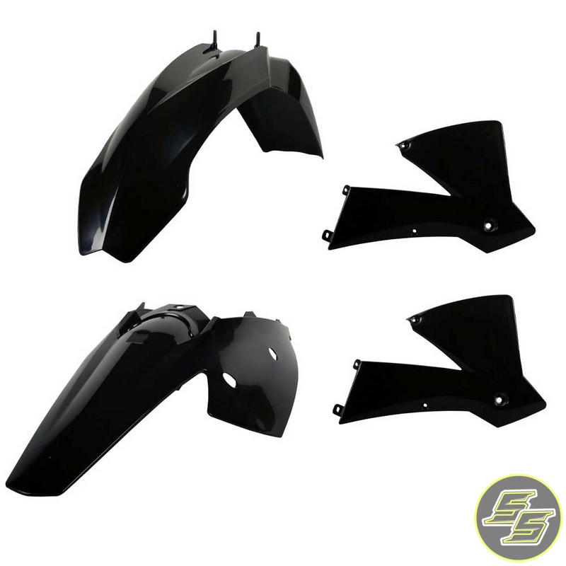 Polisport Plastic Kit KTM EXC|XCW '04 Black