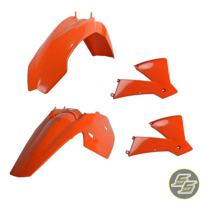 Polisport Plastic Kit KTM EXC|XCW '04 OEM Orange