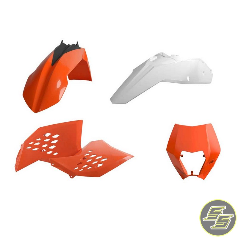 Polisport Plastic Kit KTM EXC|XCW '08-11 OEM Orange