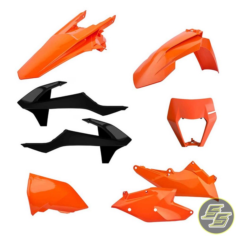 Polisport Plastic Kit KTM EXC|XCW '17-20 OEM Orange