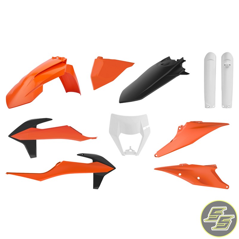 Polisport Plastic Kit KTM EXC|XCW '21- OEM Orange