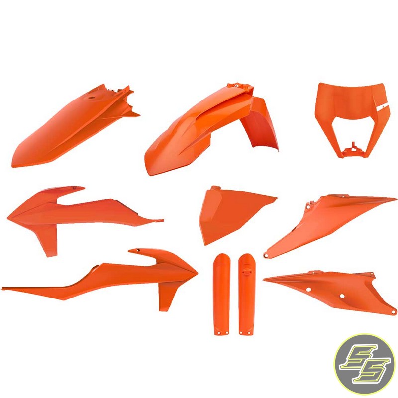 Polisport Plastic Kit KTM EXC|XCW '21- Orange