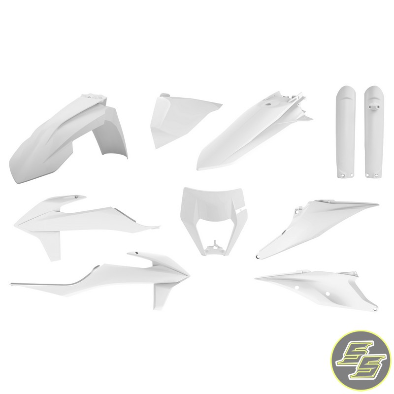 Polisport Plastic Kit KTM EXC|XCW '21- White