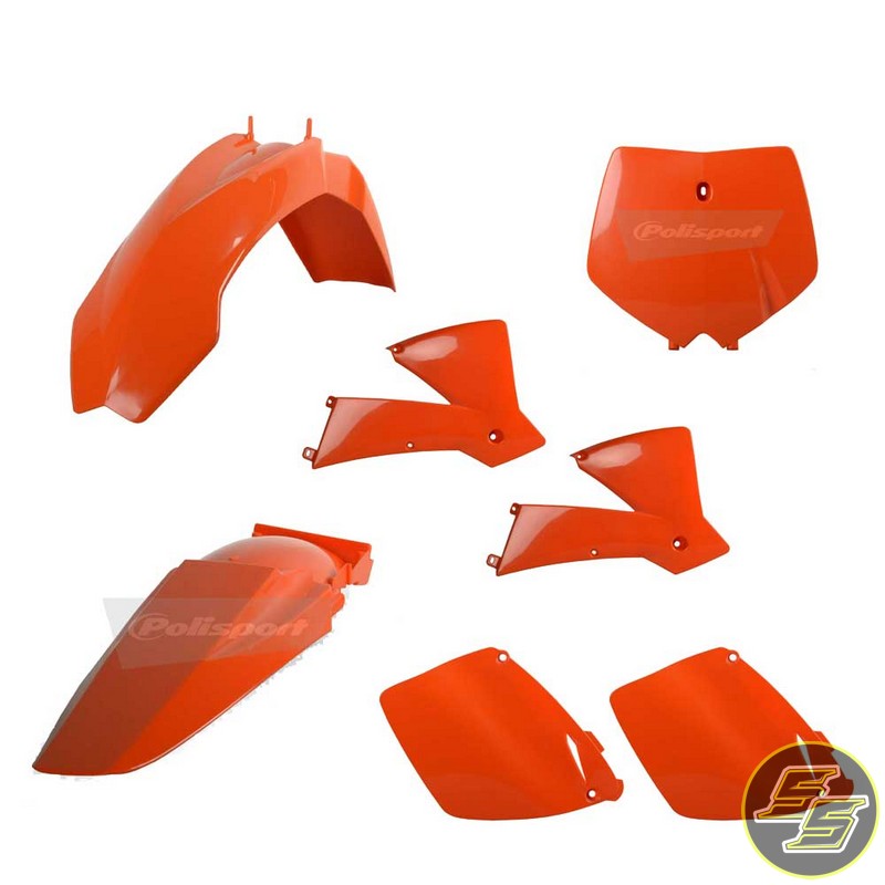 Polisport Plastic Kit KTM SX '01-02 Orange