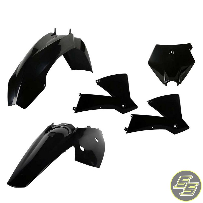 Polisport Plastic Kit KTM SX '03-04 Black