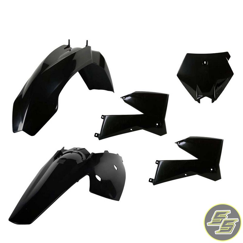 Polisport Plastic Kit KTM SX|XC '05-07 Black