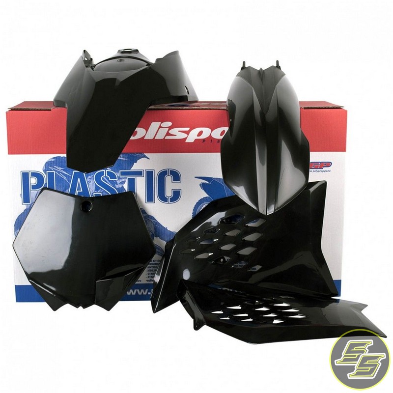 Polisport Plastic Kit KTM SX|XC '07-10 Black