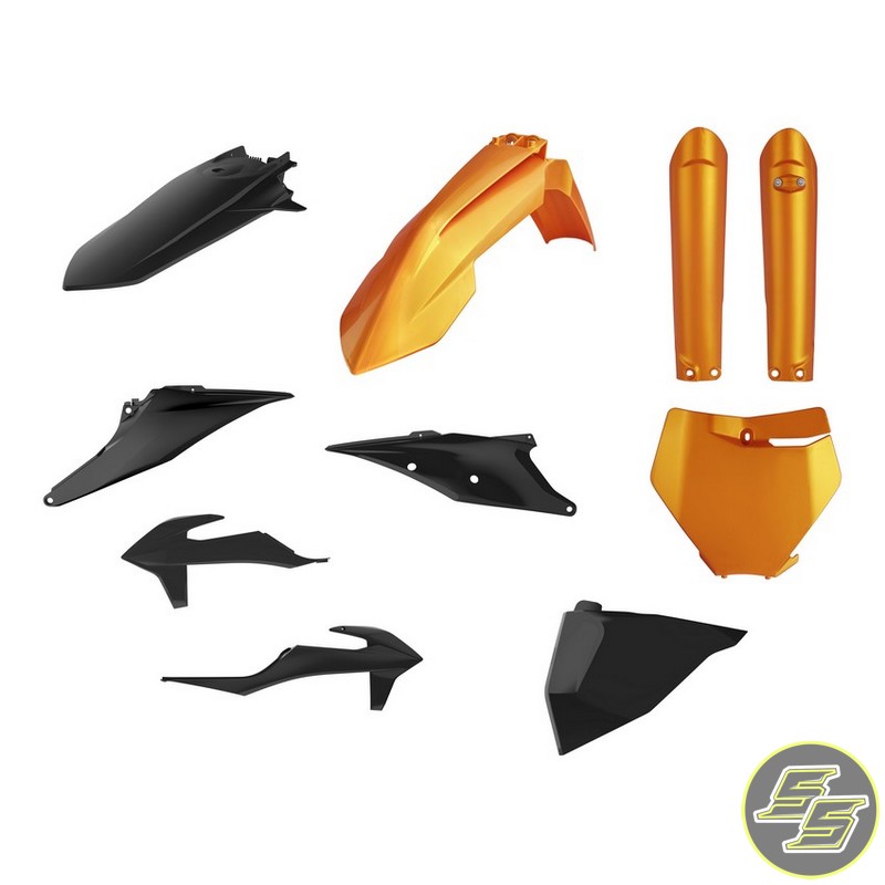 Polisport Plastic Kit KTM SX|XC '19- Black/Gold