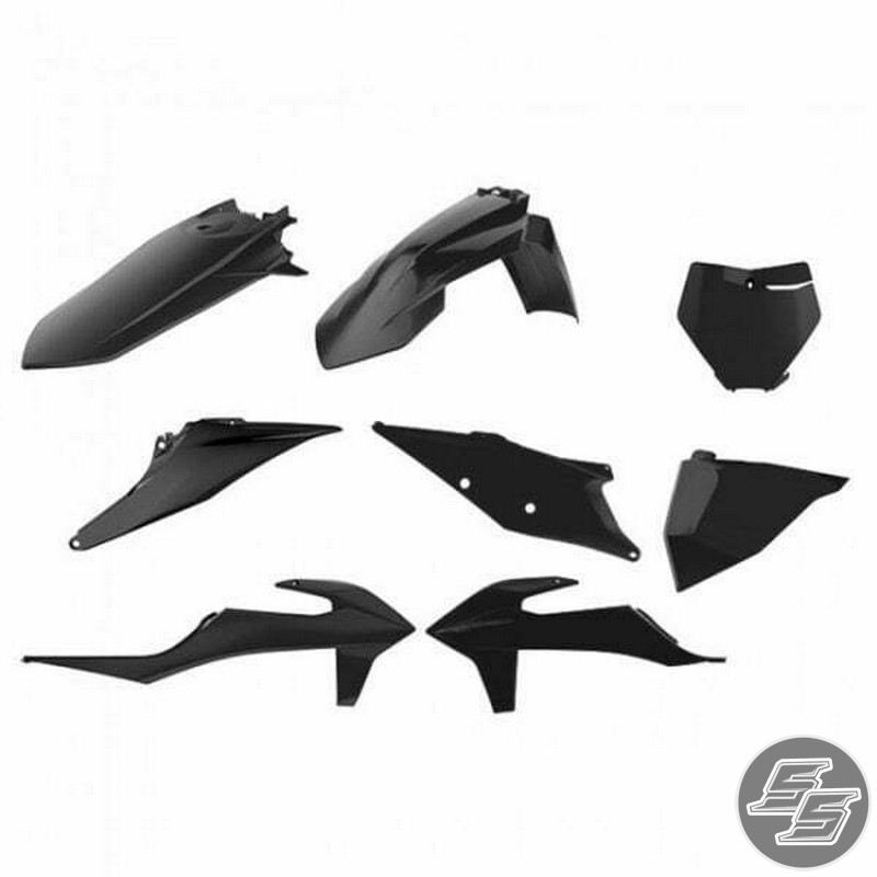 Polisport Plastic Kit KTM SX|XC '19-21 Black