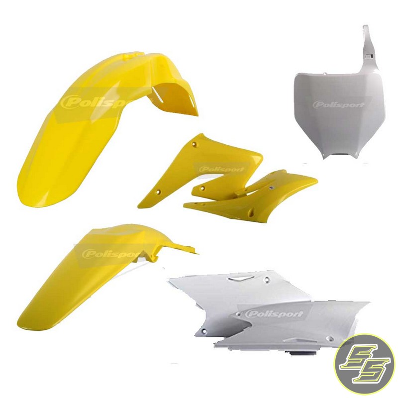 Polisport Plastic Kit Suzuki RMZ250 '04-06 OEM Yellow