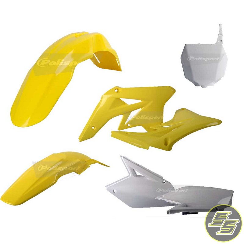 Polisport Plastic Kit Suzuki RMZ250 '07-09 OEM Yellow