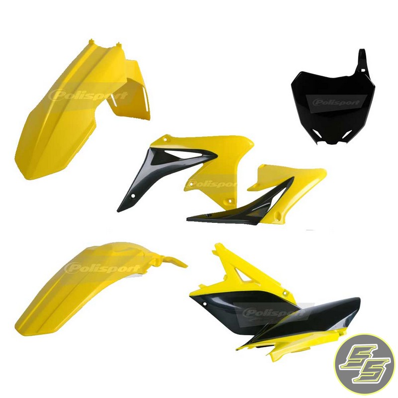 Polisport Plastic Kit Suzuki RMZ250 '10-18 OEM Yellow