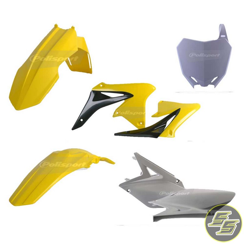 Polisport Plastic Kit Suzuki RMZ250 '10-18 OEM Yellow