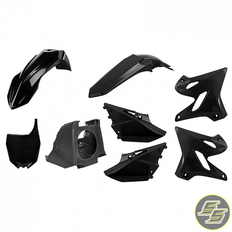 Polisport Plastic Kit Yamaha YZ125|250 '02-20 Restyling Black