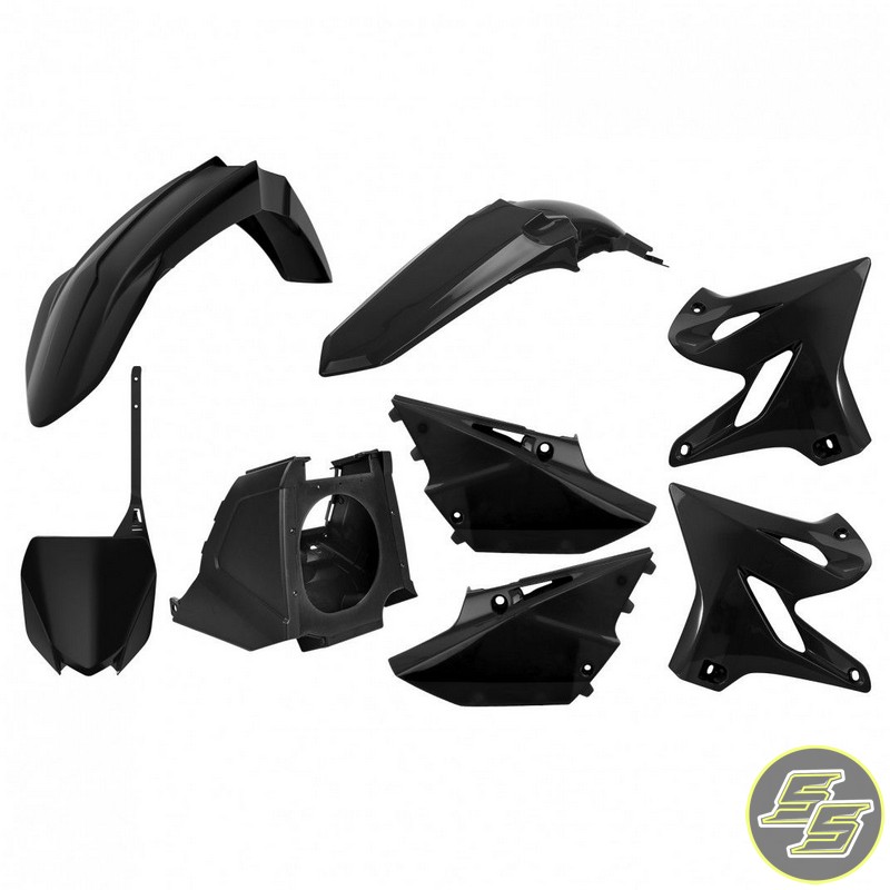 Polisport Plastic Kit Yamaha YZ125|250 '02-20 Restyling YZ450F Style Black