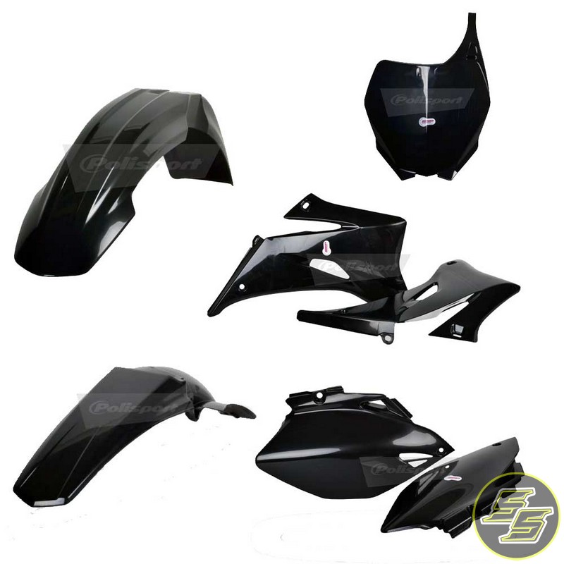 Polisport Plastic Kit Yamaha YZ250|450F '06-09 Black