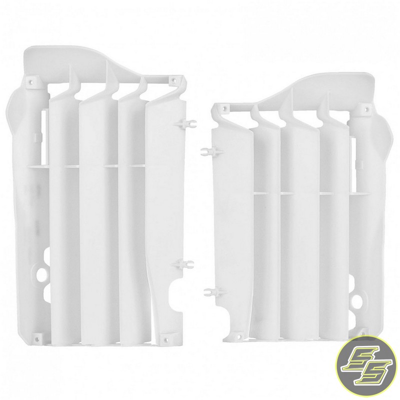 Polisport Radiator Louvers Honda CRF250R '14-15 White