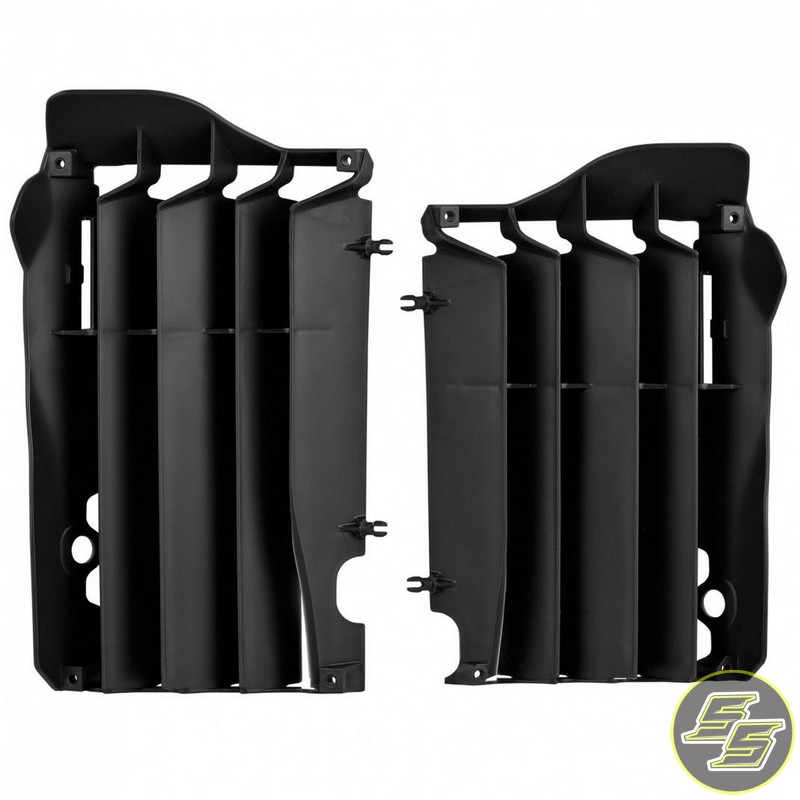 Polisport Radiator Louvers Honda CRF450R  '13-14 Black