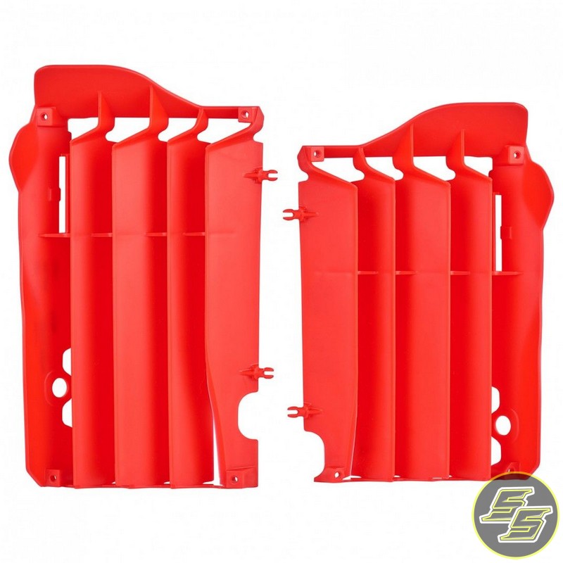 Polisport Radiator Louvers Honda CRF450R  '13-14 Red