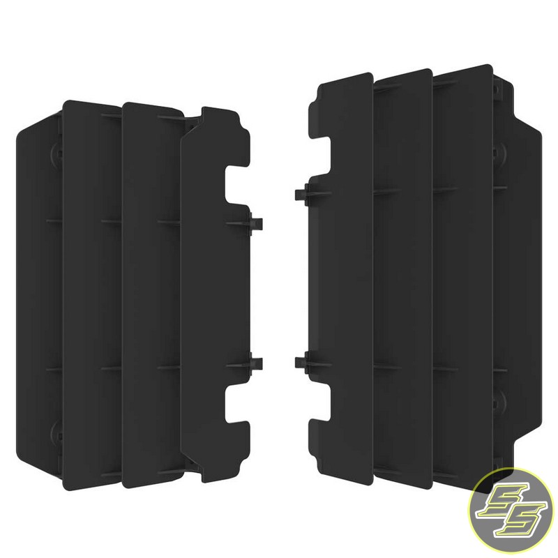 Polisport Radiator Louvers Kawasaki KX125|250 '03-07 Black