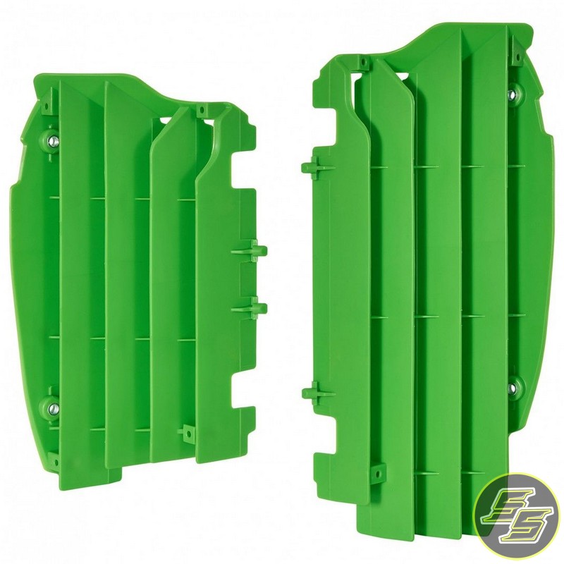 Polisport Radiator Louvers Kawasaki KX450F '12-15 Green