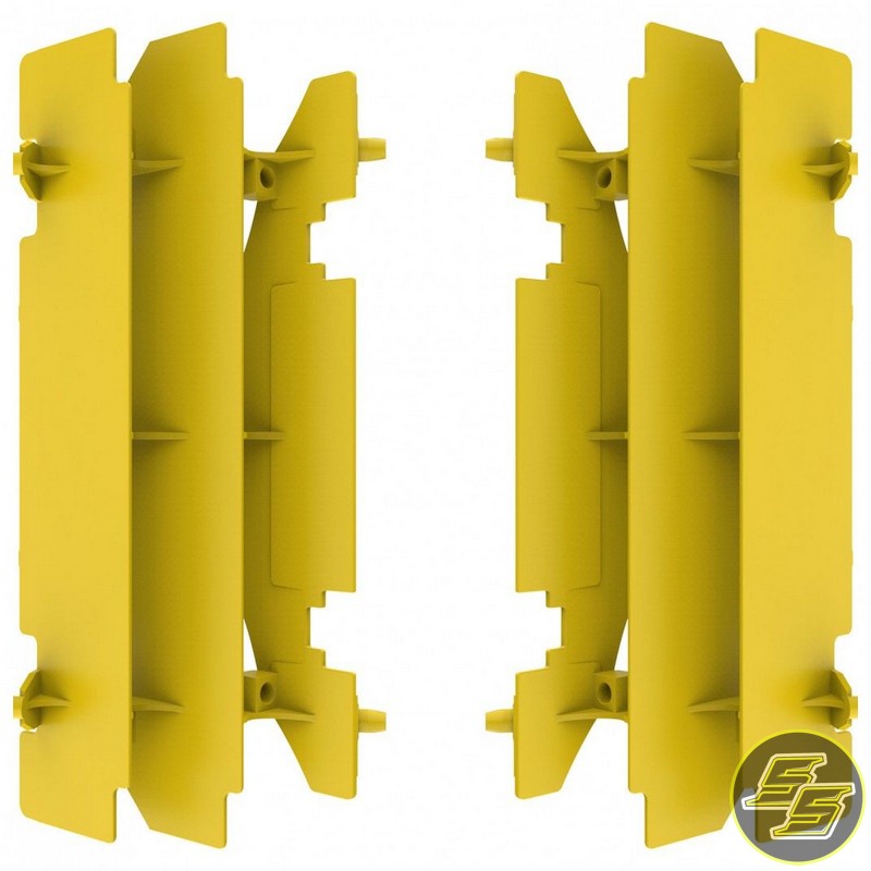 Polisport Radiator Louvers Suzuki RM125|250 '01-08 Yellow