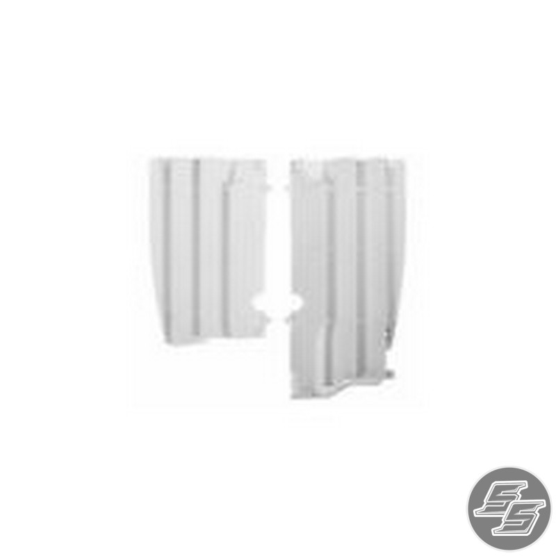 Polisport Radiator Louvers Suzuki RMZ450 '05-17 White