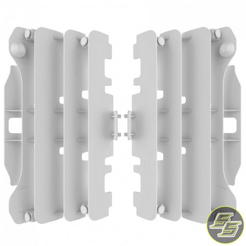 Polisport Radiator Louvers Yamaha YZ250|450F '07-09 White