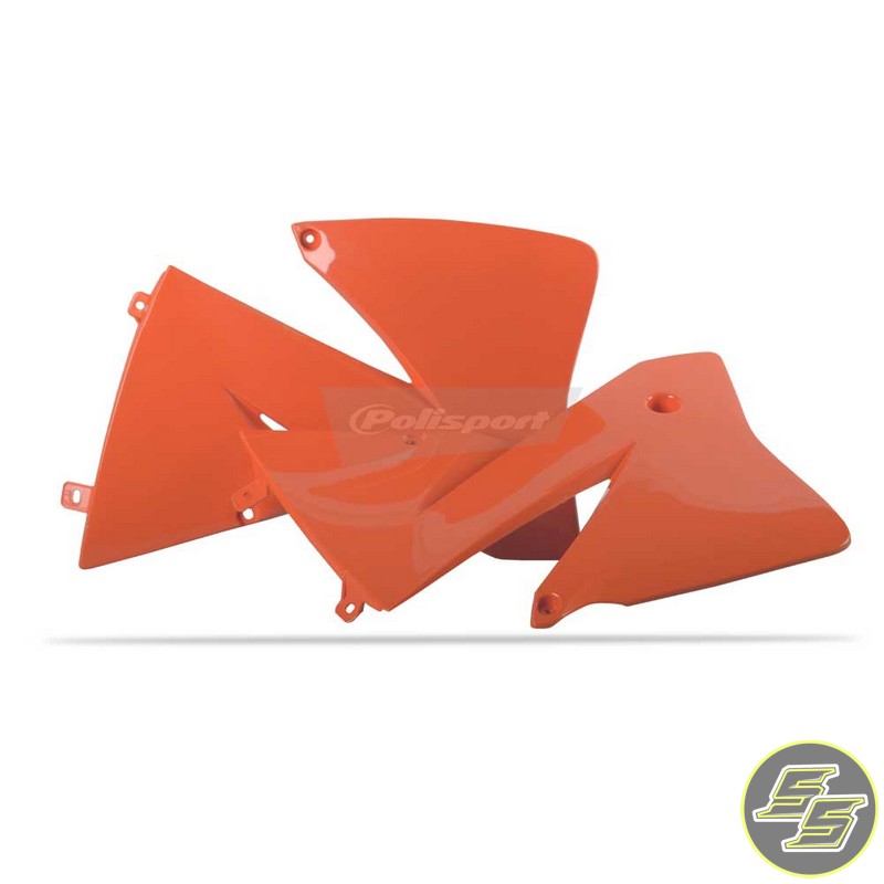 Polisport Radiator Shrouds KTM EXC '01-02 Orange