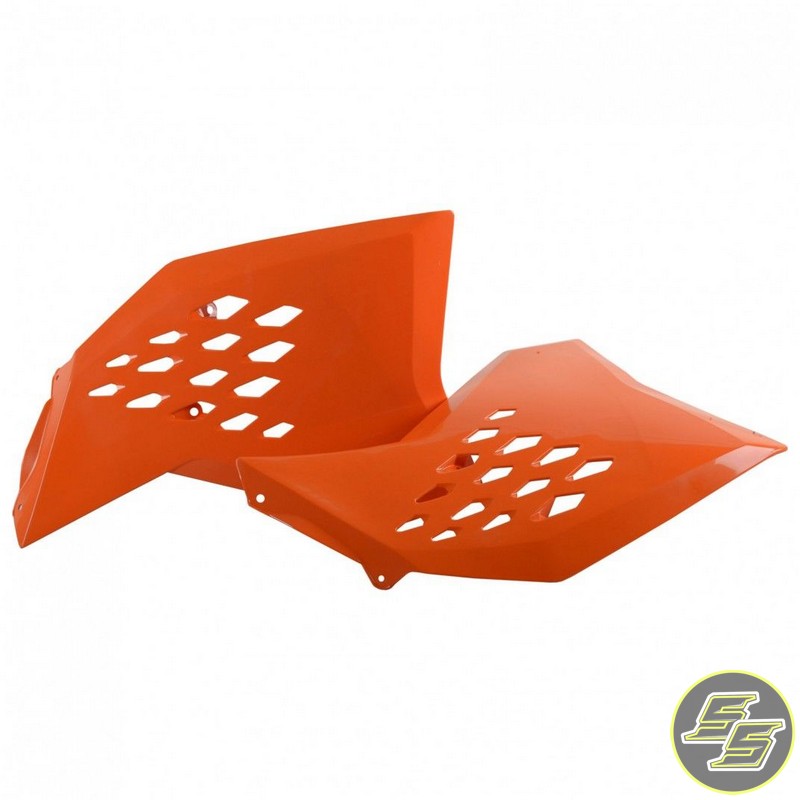 Polisport Radiator Shrouds KTM SX|EXC|XC '08-10 Orange