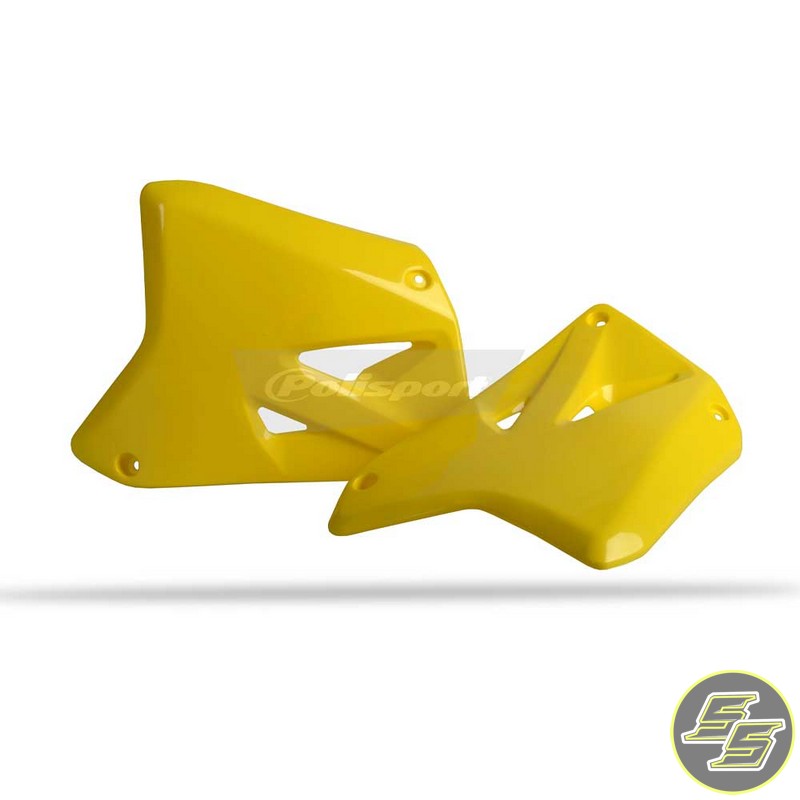 Polisport Radiator Shrouds Suzuki RM125|250 '01-08 Yellow