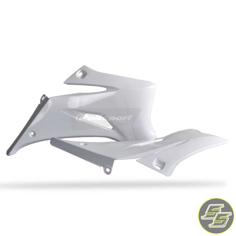 Polisport Radiator Shrouds Yamaha YZ250|450F '06-09 White