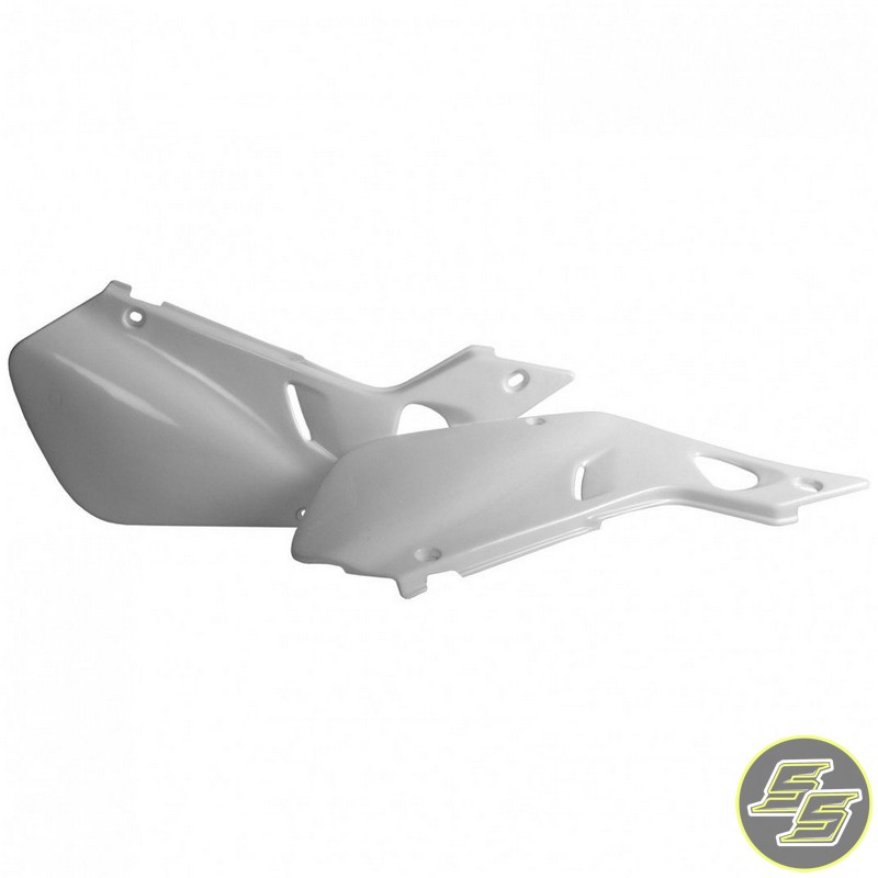 Polisport Side Covers Honda CR125|250 '97-99 White