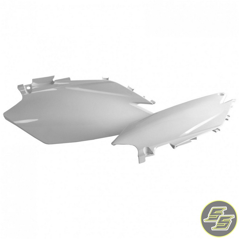 Polisport Side Covers Honda CRF250|450R '11-13 White