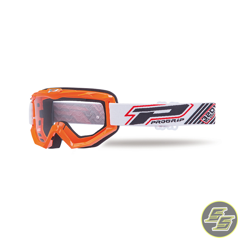 Progrip Goggle Atzaki Orange w Clear Lens