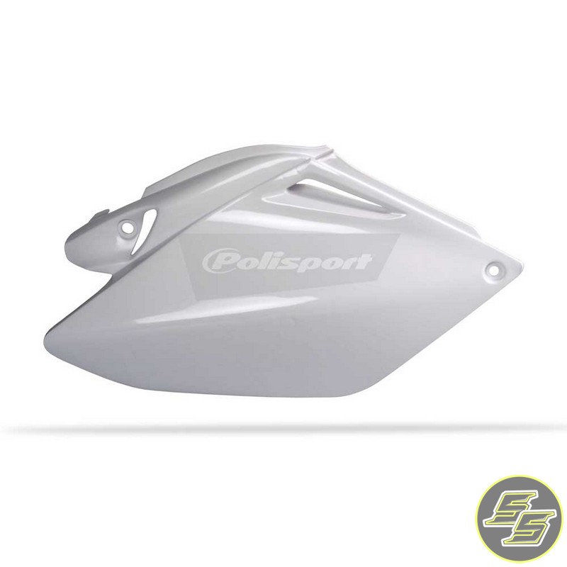 Polisport Side Covers Honda CRF250R '06-09 White