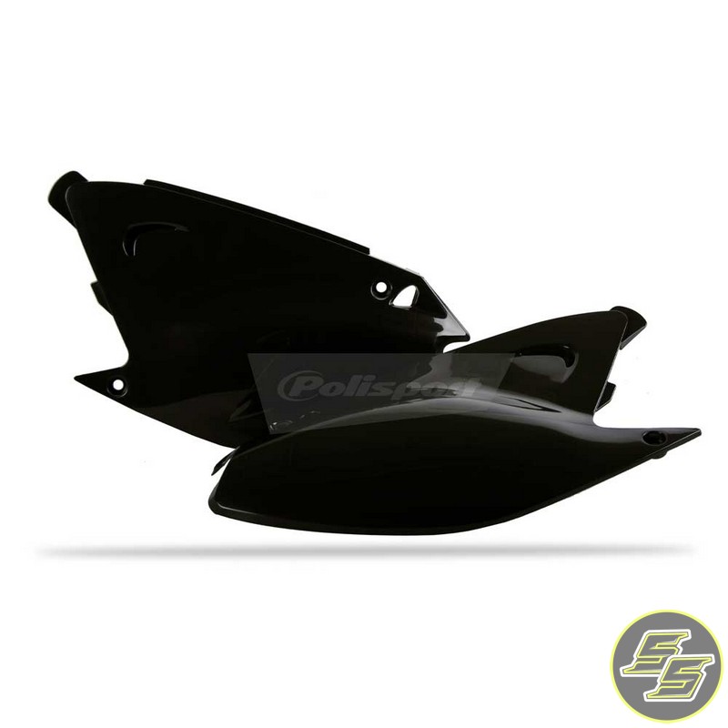 Polisport Side Covers Kawasaki KX125|250 '03-08 Black
