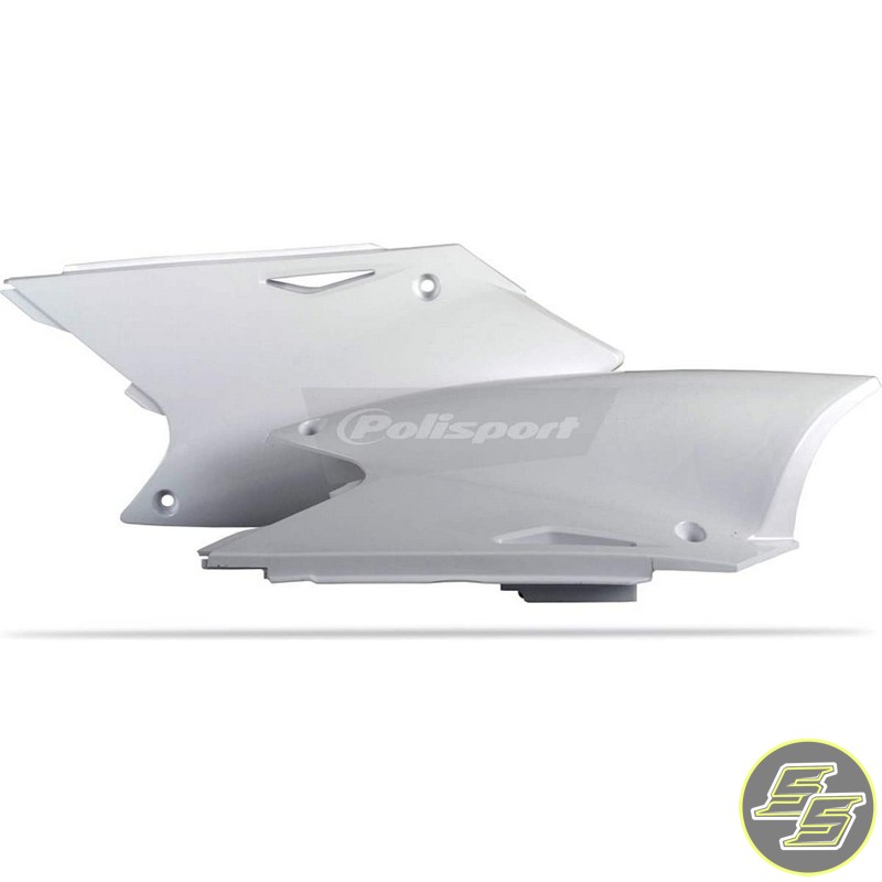 Polisport Side Covers Kawasaki KX250F '04-05 White