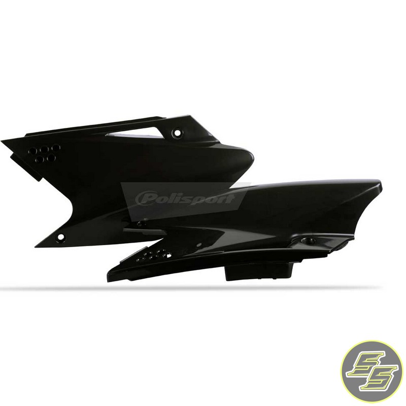 Polisport Side Covers Kawasaki KX250F '06-08 Black