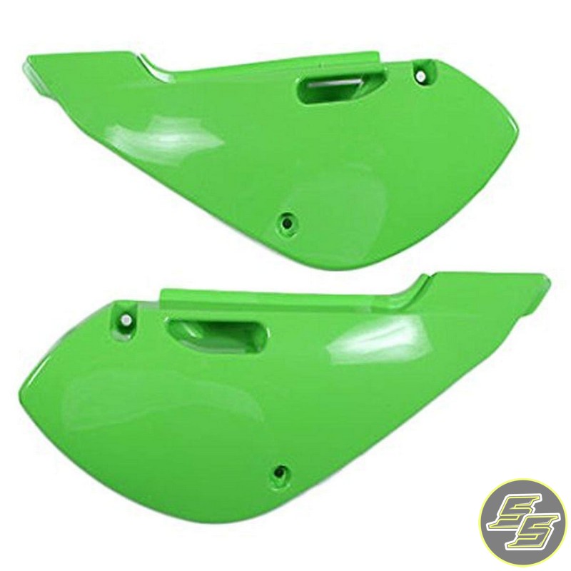 Polisport Side Covers Kawasaki KX65 '00-17 Green