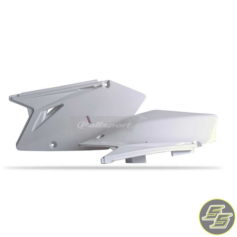 Polisport Side Covers Suzuki RMZ450 '07 White