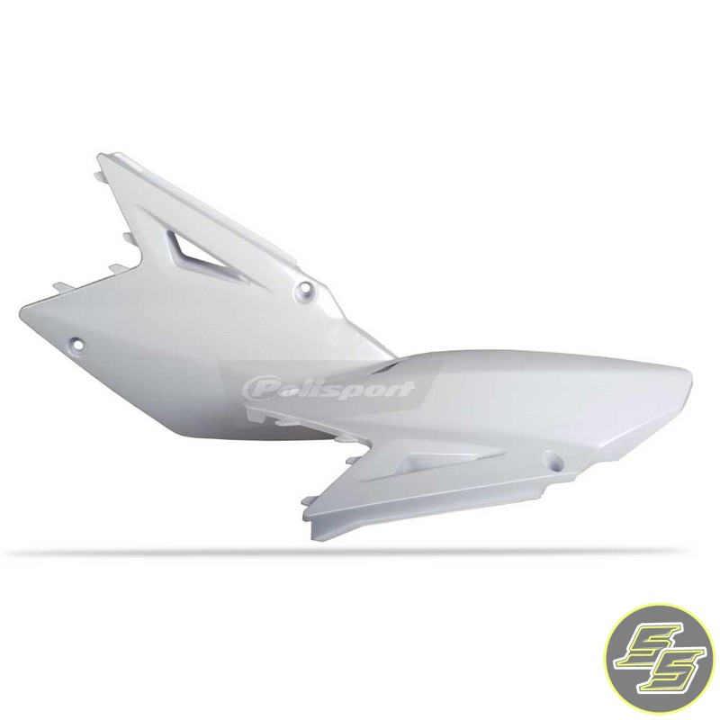 Polisport Side Covers Suzuki RMZ450 '08-16 White