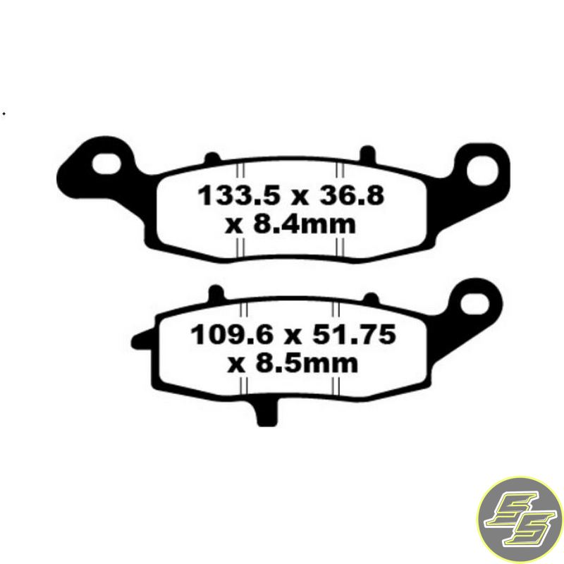 Premier Brake Pad Organic Standard FA231