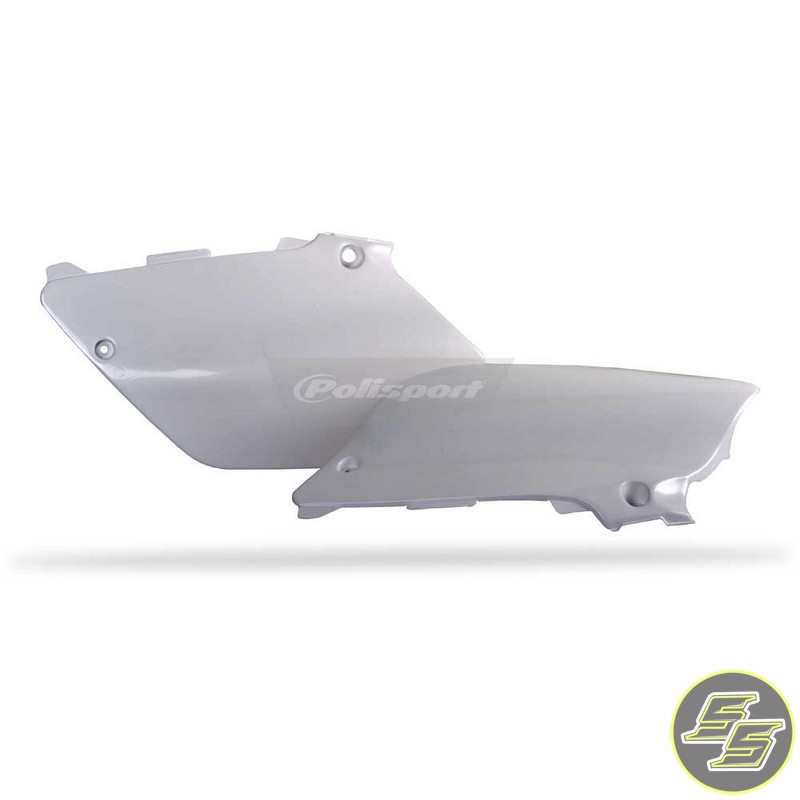 Polisport Side Covers Yamaha YZ125|250 '02-14 White