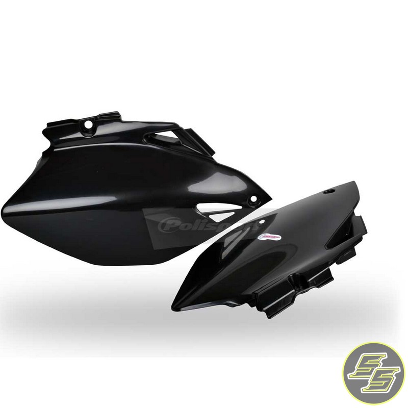 Polisport Side Covers Yamaha YZ250|450F '06-09 Black