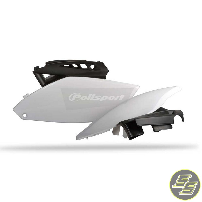 Polisport Side Covers Yamaha YZ250F '10-13 Black/White