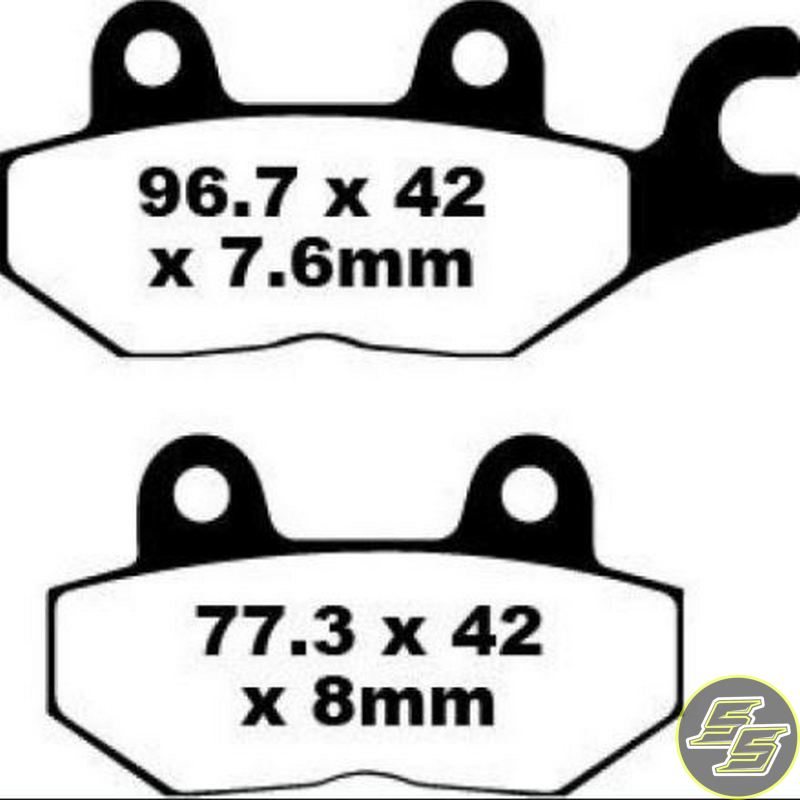 Premier Brake Pad Street Sintered Double H FA215/2