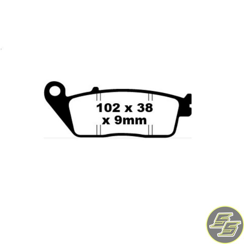 Premier Brake Pad Street Sintered Double H FA226HH