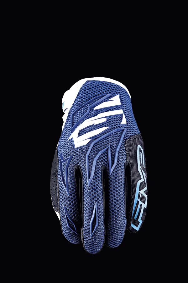 Five MXF3 MX Glove Blue/White